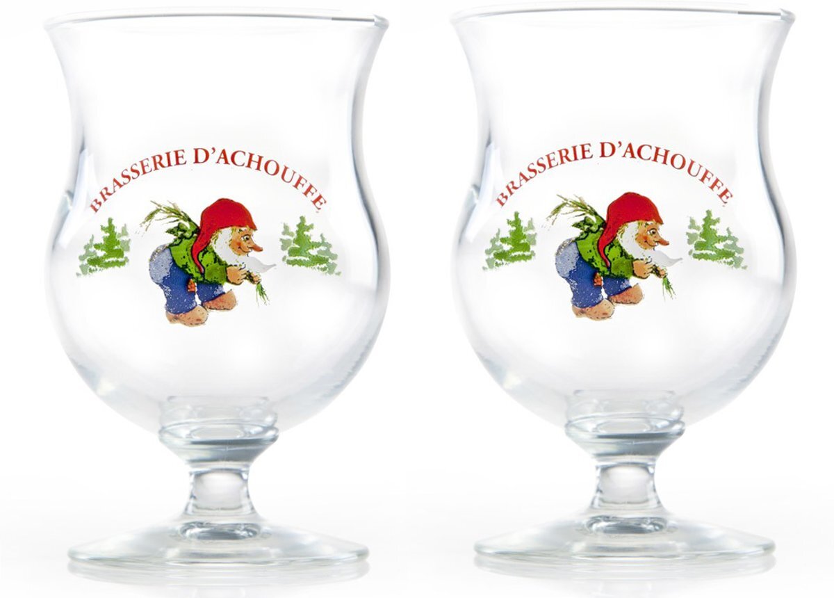 La Chouffe Bier Glazen Bierglas Speciaalbier 2 stuks