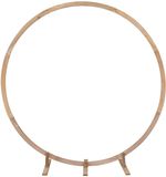 vidaXL - Arche de mariage - Marron clair - 224 x 80 x 220 cm - Pin massif