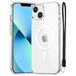 NEW'C Coque pour iPhone 14/13, Magnétique Compatible MagSafe - Transparent