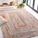 Safavieh Bohemian Indoor Hand Tufted Abstract Collection, ABT340, in Ivory / Charcoal, 60 X 91 cm