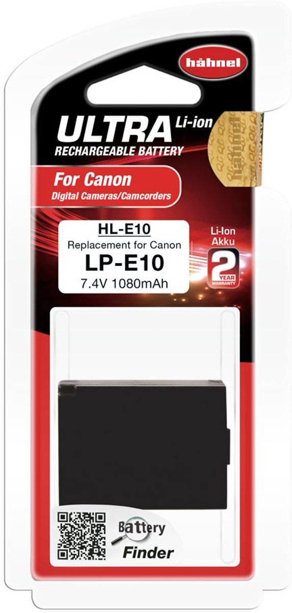 Hähnel HL-E10 Ultra Li-Ion Accu voor Canon