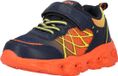 ZIGZAG Sneaker Kalmi Donkerblauw-oranje Unisex Klittenband Maat 31