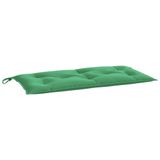 VidaXL Tuinbankkussen 110x50x7 cm Oxford Stof Groen