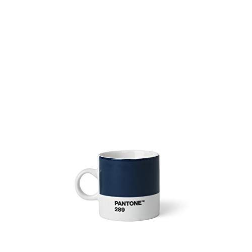 Copenhagen Design espressokop 120 ml donkerblauw/wit