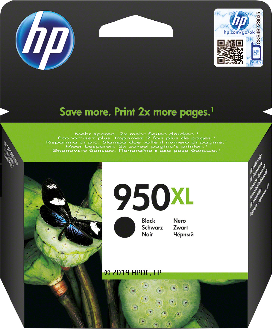 HP 950XL originele high-capacity zwarte inktcartridge