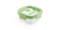 Lékué Vierkant glazen container, 320 ml
