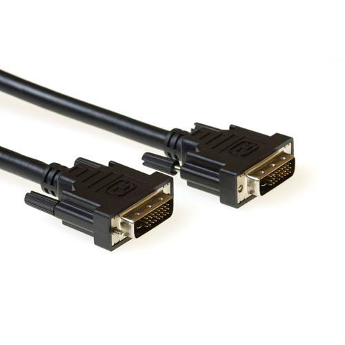 ACT DVI-D Dual Link Kabel - Male/Male - 1.8m - Zwart