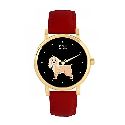 Toff London Cocker Spaniel Hondenhorloge - 5059656658818