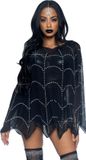Leg Avenue Inc. Sheer rhinestone poncho