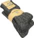 normani 2 paar Noorse ABS-sokken met schapenwol, antraciet, maat 47-50