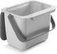 Shenzhen Haorui Industrial Technology Co., Ltd. Poubelle de cuisine personnalisable - Poubelle grise de 4 L pour une gestion facile des déchets