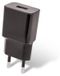 maXlife chargeur 1A câble micro-USB câble de charge chargeur de voyage prise de courant 1m de câble pour smartphones. Tablettes, Samsung, HTC, LG, Huawei et noir