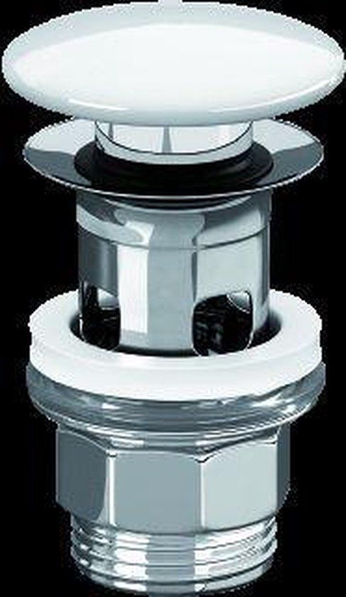 Villeroy & Boch Push Open Design Afvoerplug 1 1/4 Keramiek Wit 8L033401