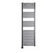 Sanicare HPW Elektrische Radiator - 172x60cm - 1127W - wifi - thermostaat - zwart - linksonder - gunmetal (antraciet) HPLWZ 601720/M