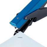 Petrus Majorette 205 Blisterverpakking En Nietjes Voor Dozen Mini Nietmachine Blauw