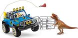Schleich Speelset met terreinwagen, dinosaurus 41464