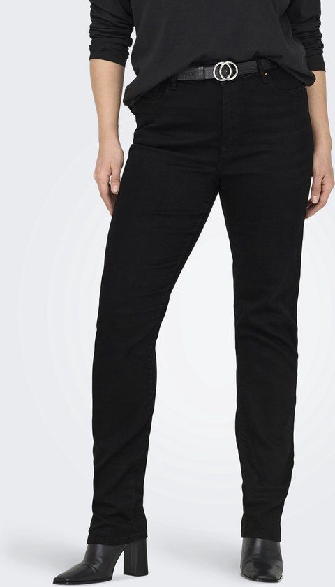 ONLY CARMAKOMA slim fit jeans CARSUI Washed Black