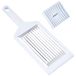 COSY TRENDY CT638702 Coupe-tomates, acier inoxydable, blanc