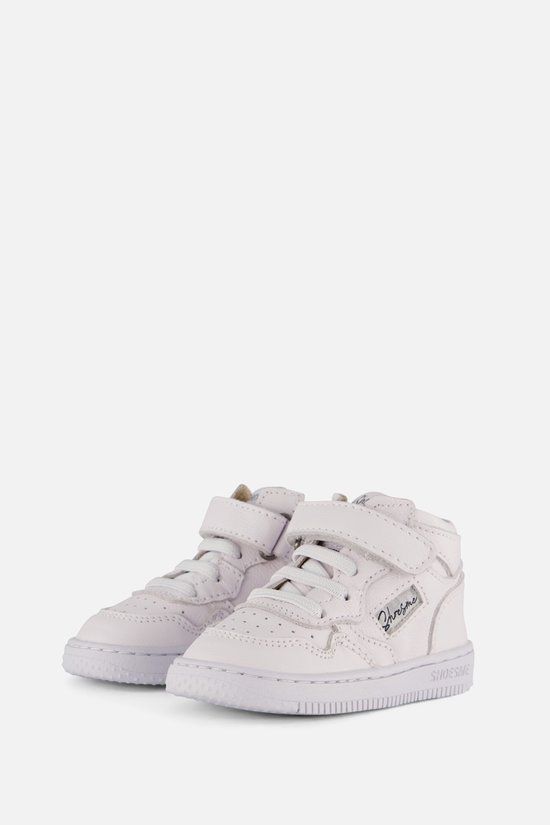 Shoesme Babyschoenen Bn24s008 Wit Leer Maat 19
