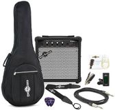 Gear4music 15 Watt Akoestische Gitaarversterker & Accessoirepakket