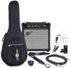 Gear4music 15 Watt Akoestische Gitaarversterker & Accessoirepakket