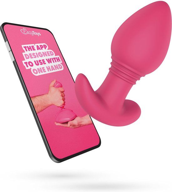 EasyConnect Axel Vibrating Butt Plug - Pink