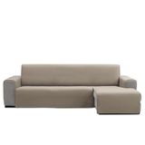 FAVERTI® Bankhoes voor chaise longue, gewatteerd, 280 cm (zitting), model REQUENA, beige, compatibele bescherming links/rechts, onderhoudsvriendelijk, duurzaam en robuust, gemaakt in Spanje