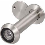 Amig Kijkgaatje Mod. 3 met Superhoeklens Aluminium Zilver Messing