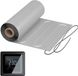 WARMON ALU Tapis chauffant électrique pour sol : tapis chauffant à deux fils avec feuille d'aluminium 150 W/m² avec thermostat MCS/TP 750
