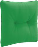 vidaXL Coussin de dossier PUTTEN 100% Polyester Vert 40 x 40 x 10 cm