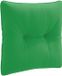 vidaXL Coussin de dossier PUTTEN 100% Polyester Vert 40 x 40 x 10 cm