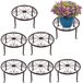 ZEONHEI 6-pack 24cm metalen plantenstandaards