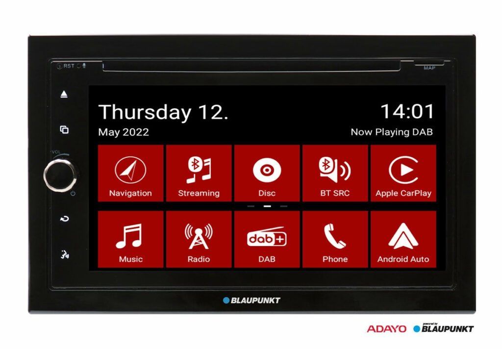 Blaupunkt Copenhagen 700 DAB - Auto navigatie - 2 DIN - Multimediasysteem