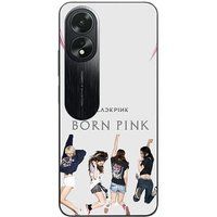 Maniacase Etui Oppo A38 blackpink born pink Kpop
