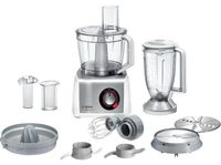 Bosch MultiTalent8 keukenmachine, model B1EMC812S8, 1250 W, 3,9 liter kom, variabele snelheid + turbofunctie, wit/roestvrij staal