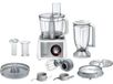 Bosch MultiTalent8 keukenmachine, model B1EMC812S8, 1250 W, 3,9 liter kom, variabele snelheid + turbofunctie, wit/roestvrij staal
