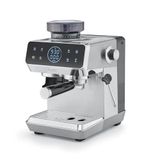 CASO EspressoGourmet & Grind Zeefdragermachine, roestvrij staal, met maalwerk, 20 bar Ulkapomp, touch-display, thermoblock, voorzetfunctie, damplant, cold brew, 1,8 l watertank, accessoires