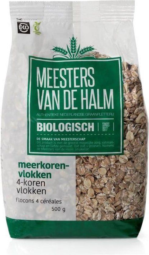 De Halm 4-Korenvlokken 500g
