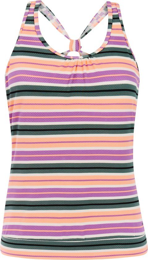 Protest MIXZester Tankini top Dames - Normale pasvorm - Uitneembare vulling - Paars