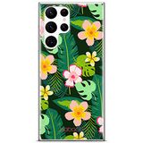 ERT GROUP mobiel telefoonhoesje voor Samsung S22 ULTRA origineel en officieel erkend Babaco patroon Flowers 019