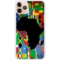 iPhone 11 Pro Drapeau Afrique Bedrukt siliconen hoesje