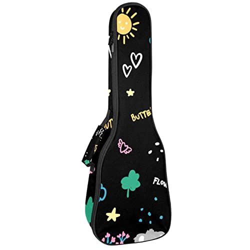 Mersov Tenor Ukulele Gigbag Waterdichte Ukelele Case Gewatteerde Rugzak, Geweldig voor Sopraan Concert (21/23/24") Kids Koala Beer