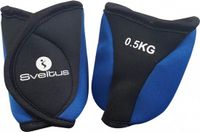 Verzwaarde Sveltus Enkelgewichten Neopreen Blauw 2 X 500 G