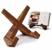 MasonPro Boekenstandaard Hout - Kookboek Standaard - Kookboekhouder - Tablet Standaard - Boeken Houder - Boekhouder - Boekensteun - Leesstandaard - Antislip - 16x21CM