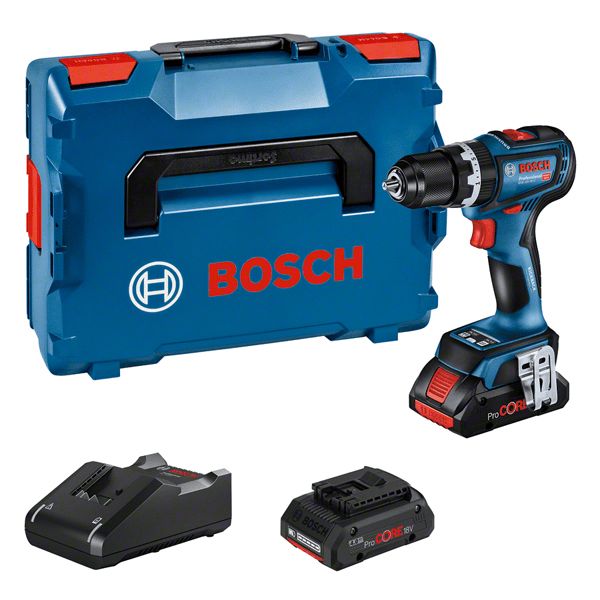 Bosch GSB 18V-90 C Impact Driver - 2100 RPM - Black/Blue - Cordless