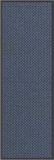 vidaXL Deurmat 60x180 cm Blauw