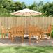 Maison Exclusive - Ensemble de jardin, 7 pièces, en acacia massif
