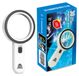Loupe avec 12 LED, lentille de 10 cm, pour seniors, pour la lecture et le bricolage