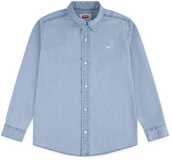 Levi's Kids Battery Housemark Overhemd Lange Mouwen Blauw Jongen Katoen