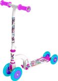 Ozbozz Opvouwbare Step Unicorn Kinderstep Hout Blauw, Wit en Roze